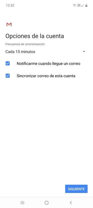 Seleccione SIGUIENTE