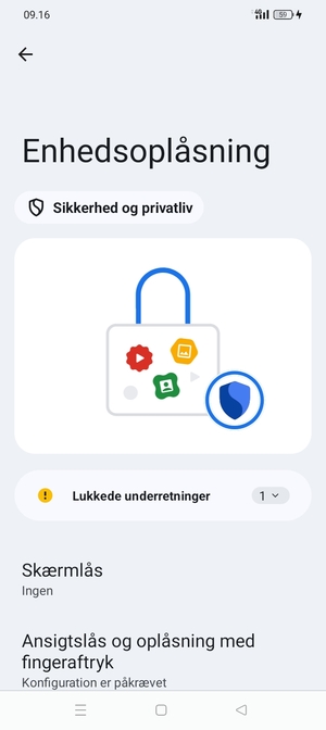 Select Skærmlås