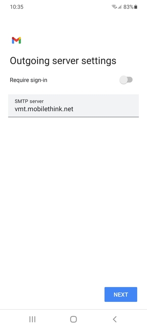 Turn off Require sign-in. and select NEXT