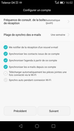 Sélectionnez Suivant