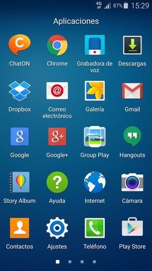 Seleccione Ajustes