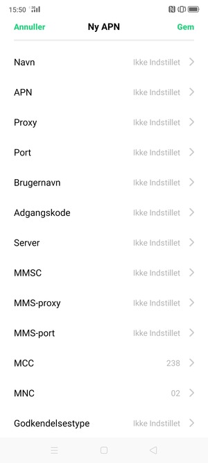 Indtast MMS-oplysninger