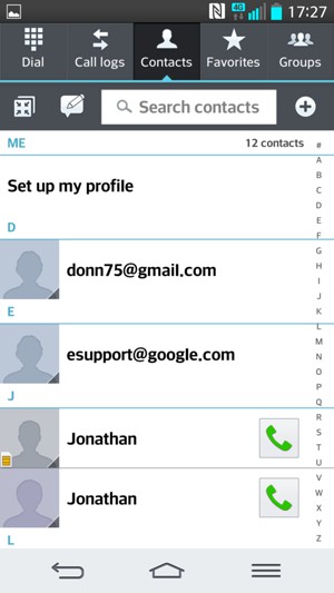 Your contacts will be saved to your Google account and saved to your phone the next time Google is synced.