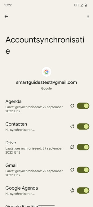 Uw contactpersonen van Google worden nu gesynchroniseerd met uw telefoon