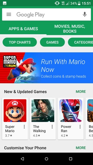 Select the Search bar