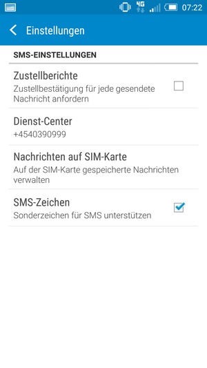 Wählen Sie Dienst-Center