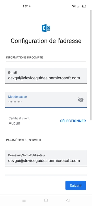 Saisissez votre mot de passe