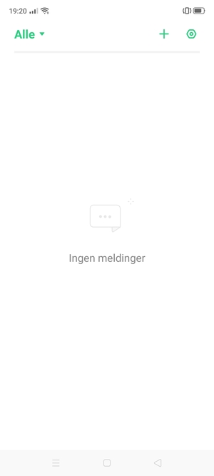 Velg menyknappen