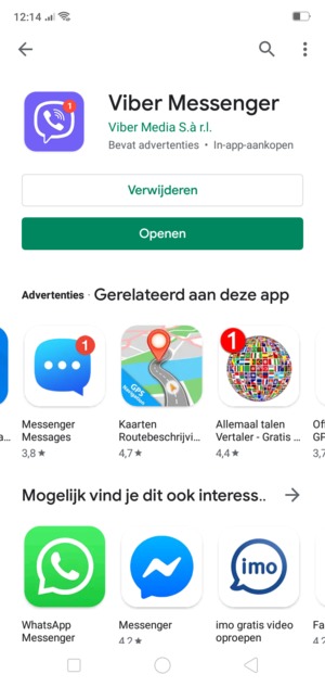 Selecteer Openen