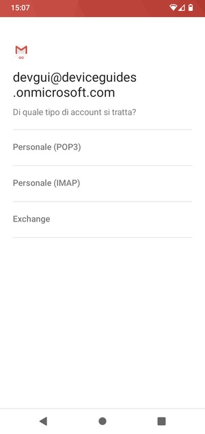 Seleziona Exchange