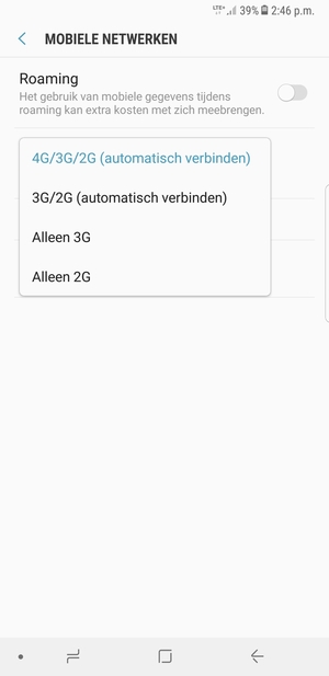 Selecteer uw voorkeursoptie