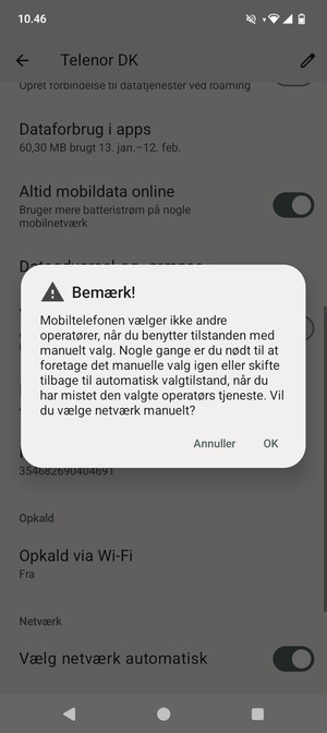 Vælg OK