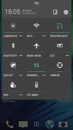 Sélectionnez Luminosité automatique