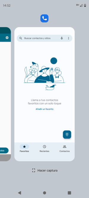 Deslice las aplicaciones hacia arriba para cerrarlas
