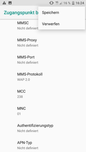 Wählen Sie Speichern
