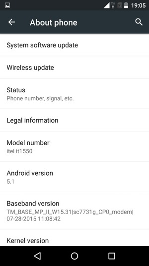 Select System software update