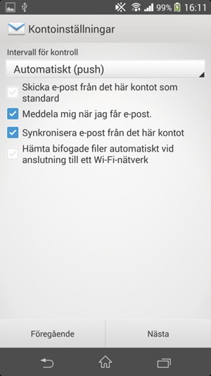 Välj Nästa