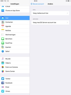 Selecteer Voeg mailaccount toe