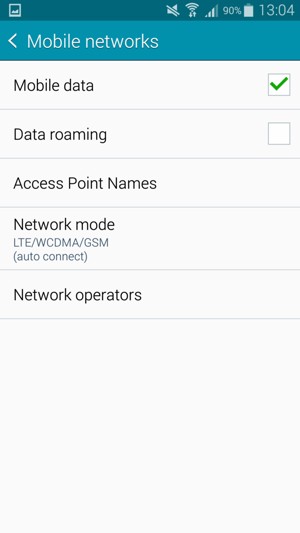 Select Access Point Names