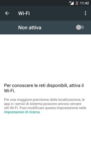 Attiva Wi-Fi