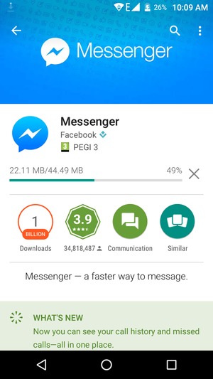 Wait for the download to finish