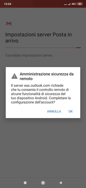Seleziona OK