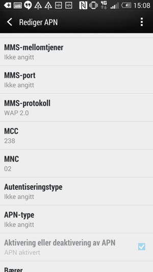Bla ned og skriv inn MMS-informasjon
