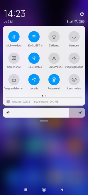 Schakel Wifi en Bluetooth uit