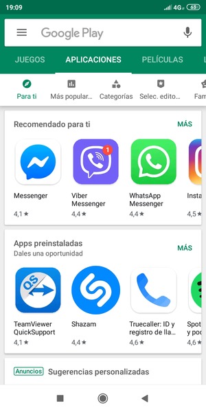 Seleccione la barra de Búsqueda