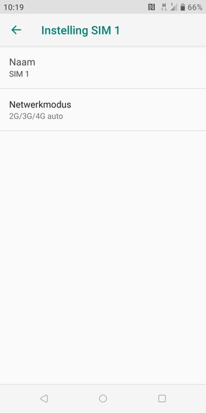 Selecteer Netwerkmodus
