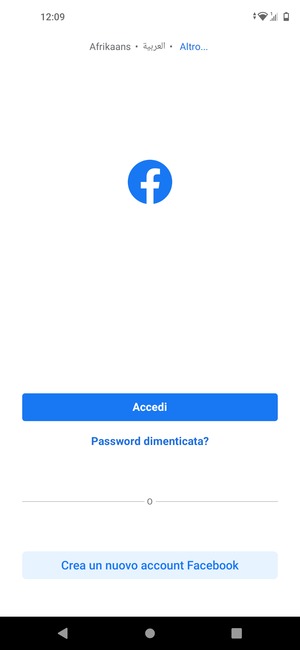 L'app è pronta per l'uso
