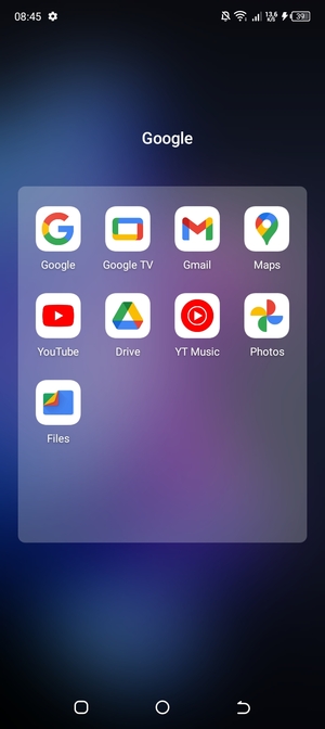 Sélectionnez Gmail