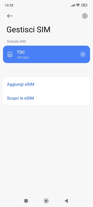 Seleziona Aggiungi eSIM