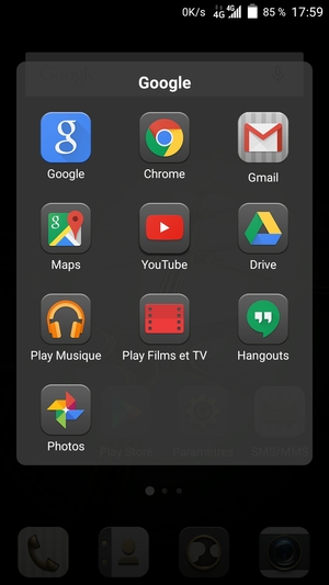 Sélectionnez Gmail