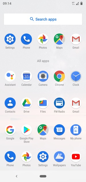 Select Settings