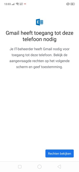 Selecteer Rechten bekijken