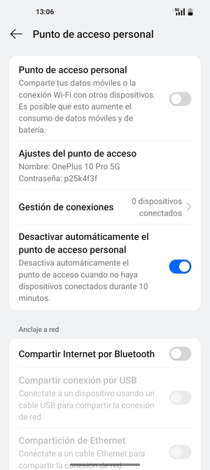 Active Punto de acceso personal