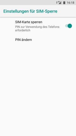 Wählen Sie PIN ändern