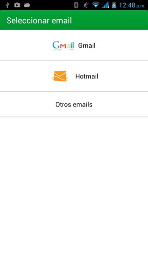 Seleccione Otros emails