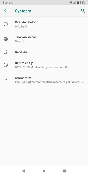 Selecteer Geavanceerd