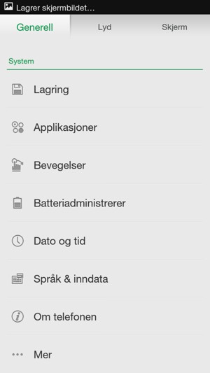 Bla til og velg Batteriadministrerer