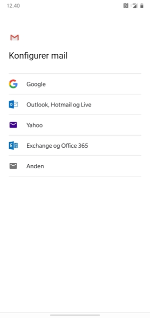 Vælg Google