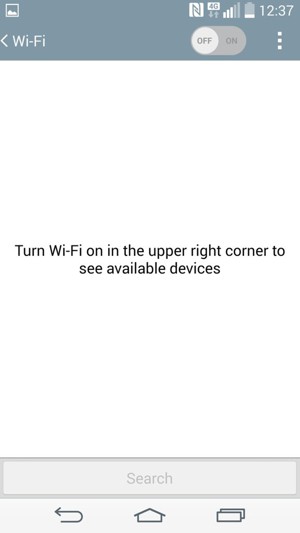 Turn on Wi-Fi