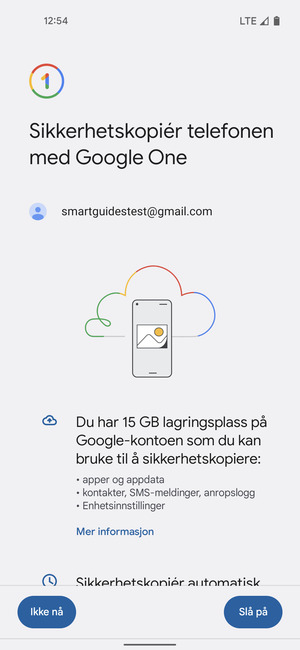 Velg Slå på