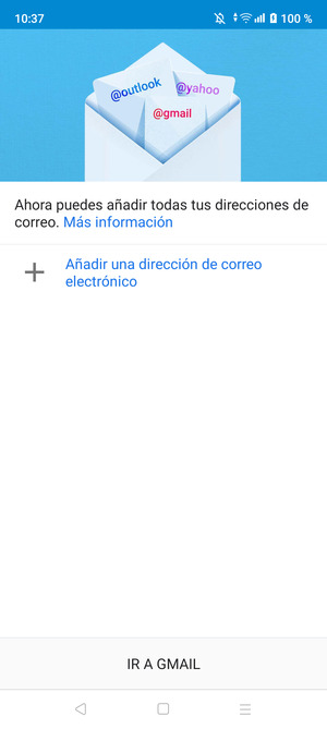 Seleccione Añadir una dirección de correo electrónico