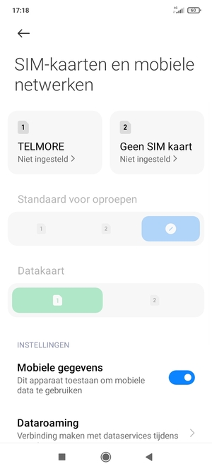 Selecteer Public