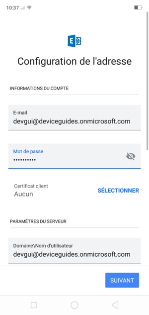 Entrez un mot de passe
