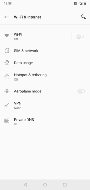 Select Wi-Fi