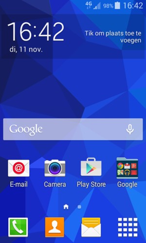 Selecteer Apps