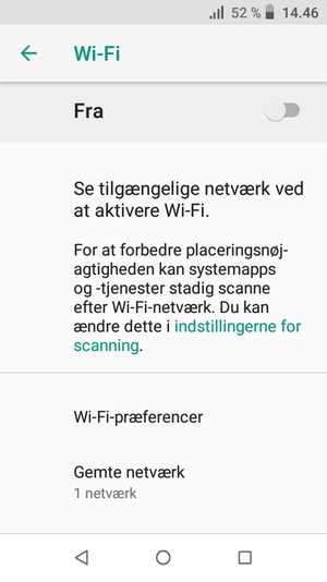 Aktiver Wi-Fi